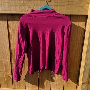 COMFY HOT PINK/FUSHA MOCK TURTLENECK